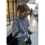 Lasher Bell Encore High-Neck Thickened Anti-Pilling Sweater - Layering Top