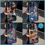 CASE MATTE ROSE BLACK MOTIF JEANS SAMSUNG A54 A55 A6 2018 A6 PLUS A7 2017 A7 2018 A70 A71 A72 A73 A8
