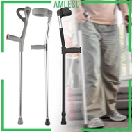[Amleso] Forearm Crutches for Adults Cane Elbow Crutches for Elderly Women Men Adults
