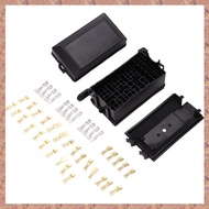 Fuse-Relay Box 5-Fuse Holders 6 Relay Block Holders Fuse-Block 12V Fuse-Box Car(R F C V)