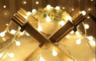 ✨全新✨ 10米80燈💡 暖色小圓燈燈串 (USB 電池兩用) 🏕 波波營燈 露營燈具  🏡家居裝飾 生日佈置    10M LED lighting chain with 80 lights (us