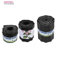 [MOTOLL] Garden Grass Lawn Edge Border Fence Path Flexible Lawn Edging Border Fence Black