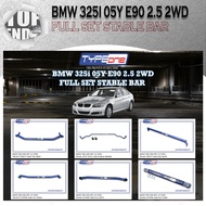 TYPE ONE 100% ORIGINAL BMW 325i 05Y E90 2.5 2WD FULL SET STABLE BAR COLOUR BLUE CAR BODYKIT