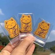 Lucky cat sticker for wallet or lucky phone sticker