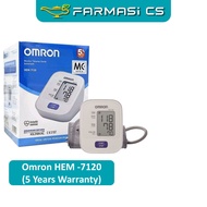 OMRON HEM 7120 Automatic Blood Pressure Monitor (5 years warranty) [HEM7120 7120 BP Machine]