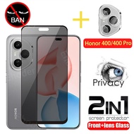 3D Curved Privacy Tempered Glass For Honor 400 Pro 400Pro 4G 5G 2025 Screen Protector For Honor400 H