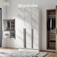 [RENA HOME] 3 Door Wardrobe | Almari Baju Murah | Almari 3 Pintu | Almari Besar | Bedroom Wardrobe |