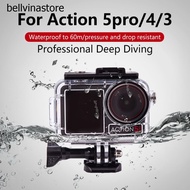 Underwater Waterproof Case 60M for DJI Osmo Action 5 Pro/4/3 - OS009 - Transparent