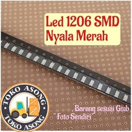 MERAH Led 1206 SMD red lights