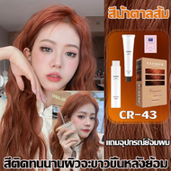 ย้อมผมสุขภาพปลอดภัยไม่มีผลกระทบ CAYIROM สีย้อมผม ash brown ยาย้อมผม ปกปิดผมขาว สีย้อมผมออแกนิ สีผม ค