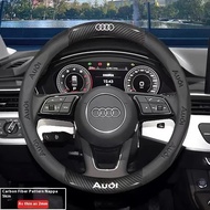Car Steering Wheel Cover For Audi ABT A1 A2 A3 A4 A5 A6 A7 A8 Q2 Q3 Q4 Q5 Q7 Q8 TT RS3 RS4 RS5 RS6 R