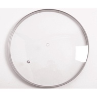 Pot Lid Wrapped Stainless Steel Lid Pot Lid Side Lid Glass Tempered Glass xyt40cm Frying Pan KL6G