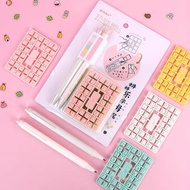 Diy letter gel pen set with alphabet number blocks pen can be given name personalized pen