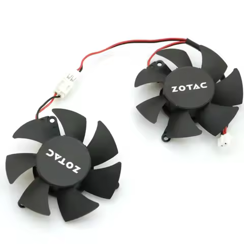 T125010SU 47mm DC12V 0.32AMP 2Pin GPU Fan For ZOTAC GeForce GTX1650 GTX1050 GTX1050ti 2GB 4GB LP Gra