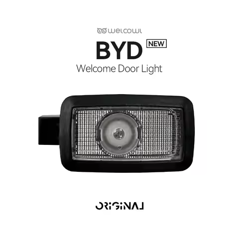 2pcs Welcome Car Door Lights For BYD Song Pro plus Han EV DMi e9 Escort 07 Tang th3 hd Laser Project