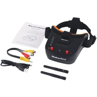 MAKERFIRE Mini FPV Goggles with Internal 1200mAh Battery for FPV Racing Drone Quadcopters