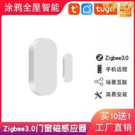 【】zigbee3.0門窗磁感應器塗鴉智能家居無線門磁感測器