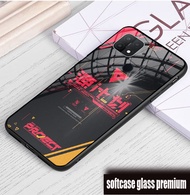 Softcase Glass Kaca Trendi Oppo A15 A15S Terbaru  - IC89 - casing hp Oppo A15 - case hp - silikon hp - pelindung hp -kesing hp Oppo