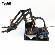 Tadill DIY Robot Mechanical Arm 4 Servos Robot Arm Learning DIY Model Toy Gift New
