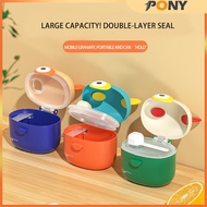 PONY HOME-Cartoon Milk Powder Container Bekas Susu Baby Kedap Udara Baby Food Container Bekas Makana