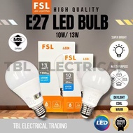 FSL E27 LED Bulb 10W / 13W Energy Saving Led Bulb (SIRIM)