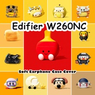 【imamura】For Edifier W260NC Case Casing Soft Silicone Earphone Case Cartoon Interesting