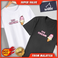 HOT Two Scoops Cute Ice Cream 02 T-Shirt Kids & Adult - 100% Cotton QAM