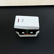 Công tắc 20A có đèn báo - Hạt bình nóng lạnh SINO VANLOCK dòng SC (S-Concept) chính hãng
