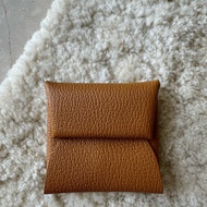 全新Hermes Bastia 零錢包  芝麻色