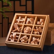 Wood puzzle Brain teaser Baffling puzzle 孔明锁