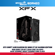XFX SWIFT AMD Radeon RX 9060 XT OC Dual Fan 16GB GDDR6 Gaming Edition Graphic Card