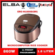 ELBA ERC-N1890D(BR) / ERC-N1890DBR Microcomputer Rice Cooker I 4 layers coating non-stick inner pot 
