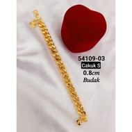 Jg GOLD SADUR 24K BRACELETS / HAND BRACELET / BOY'S HAND CHAIN SAUH HOOK 1 CKK ST/FREE COP 916