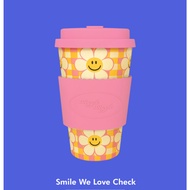 [Wiggle Wiggle] BAMBOO ECO MUG CUP - Smile We Love Check