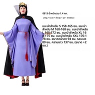 Evil Queen Snow White ชุดเจ้าหญิงสําหรับเด็กฮาโลวีน Stage Performance ชุดราตรีสีเทา Cinderella ชุดคอ