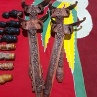 warangka keris ukir naga antik | hulu keris | gagang keris | deder top