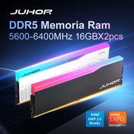 Juhor Rgb Ddr5 16gb 5600mhz 6000mhz 6400mhz Desktop Memory Dimm High Speed Memoria Ram