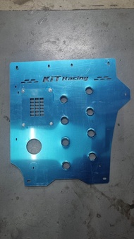 แผ่นใต้ท้อง แผ่นใต้เครื่องkitracing แผ่นใต้ท้องรถยนต์Honda jazz city brio  civic แผ่นใต้เครื่องอลูมิ