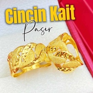 Pure 916 Gold Centipede Ring Genuine 916 Gold Ring 916 Gold Sand Elephant Ring Budget Viral Gold Rin