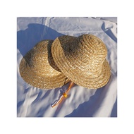 Farmer Children Straw Hat Summer Outdoor Sunshade Sunscreen Wheat Straw Straw Hat Boys Girls Beach H