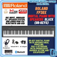 **2021** Roland FP-30X 88-key Digital Piano Musician Package with RH-5 Headphone and DP-2 Pedal - Bl