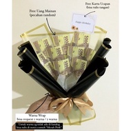 Money Bouquet Murah / Buket Uang Mainan / Buket Uang Kosong / Bucket Uang / Buket Wisuda / Wedding B