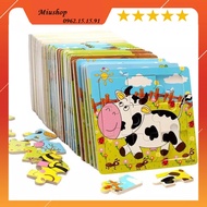 9-piece WOODEN PUZZLE - 9-PIECE SMART WOODEN PUZZLE