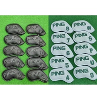 Black White PING Iron Set Head Cover Golf Iron Stick Cover Stick Club Iron