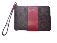 [Ready Stock] Authentic Coach direct from USA outlets Wristlet Small Wristlet Small Corner Zip Wrist