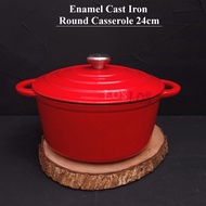 Model Lodge CAST IRON Frying Pan CAST IRON ENAMEL DUTCH OVEN 24 ENAMEL