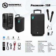 Speaker Portable Aktif Hardwell Premium 15b 15 inch Rms 600 Watt