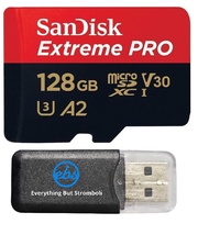128GB Sandisk Micro SDXC Extreme Pro 4K works with Samsung Galaxy S8, S8 Plus, S8 Note, S7, S7 Edge