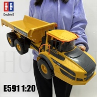 Double E E591 RC Dump Truck Excavator 1:20 RC Tractor Trucks Crawler 2.4G Engineering Vehicle Remote