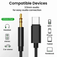 USB Type C to 3.5 MM Jack AUX Cable Type-C Audio Kabel for Car Speaker Headphone Tipo C Auxiliary Ad